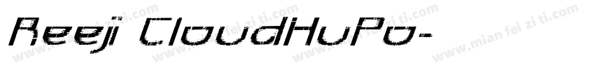 Reeji CloudHuPo字体转换